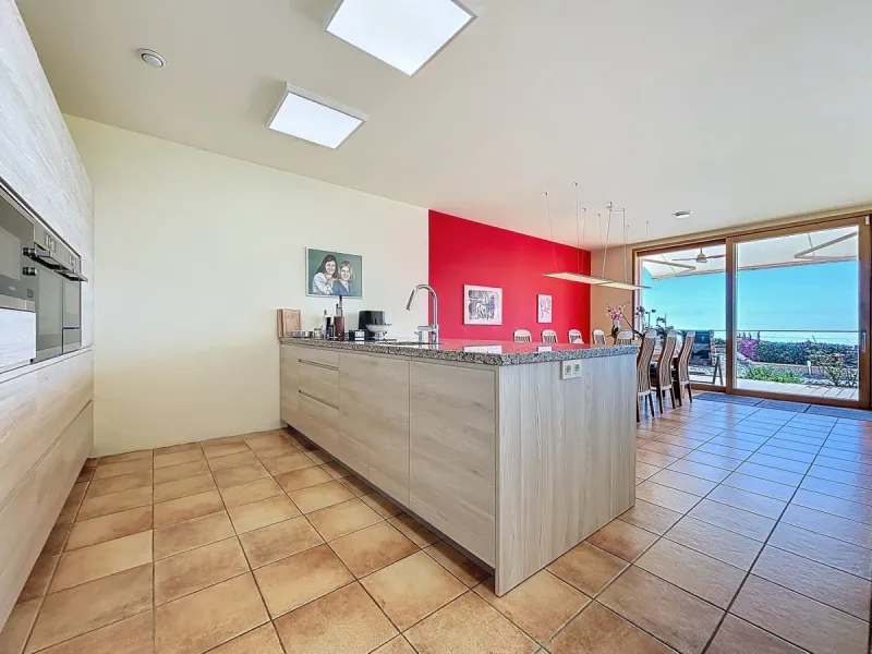 This luxurious Mediterranean villa in Torrox, Málaga, is spread across two floors and offers breathtaking sea views. The property is designed with sustainability in mind and is a true zero-energy home, maintaining a comfortable temperature year-round than