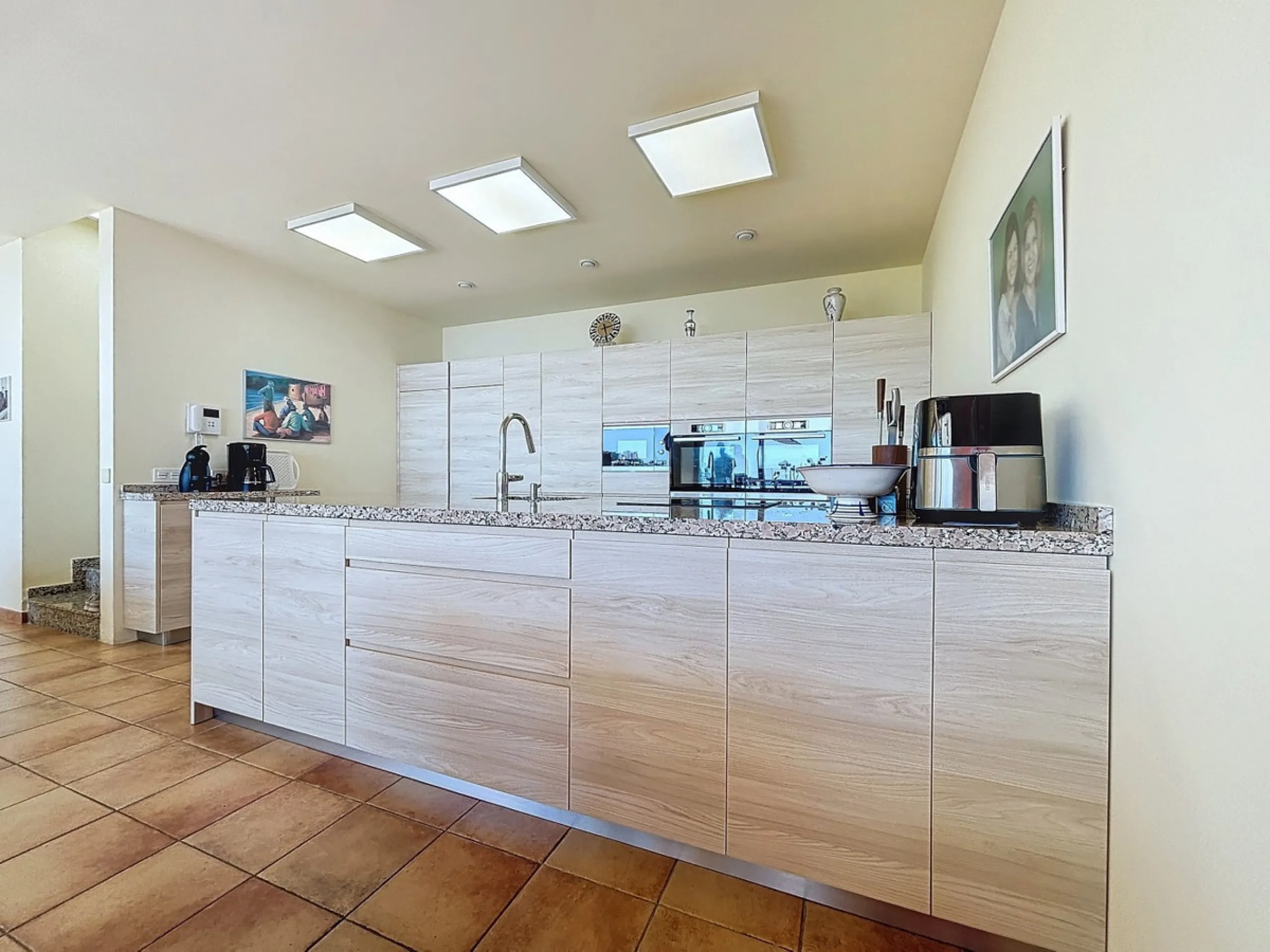 This luxurious Mediterranean villa in Torrox, Málaga, is spread across two floors and offers breathtaking sea views. The property is designed with sustainability in mind and is a true zero-energy home, maintaining a comfortable temperature year-round than
