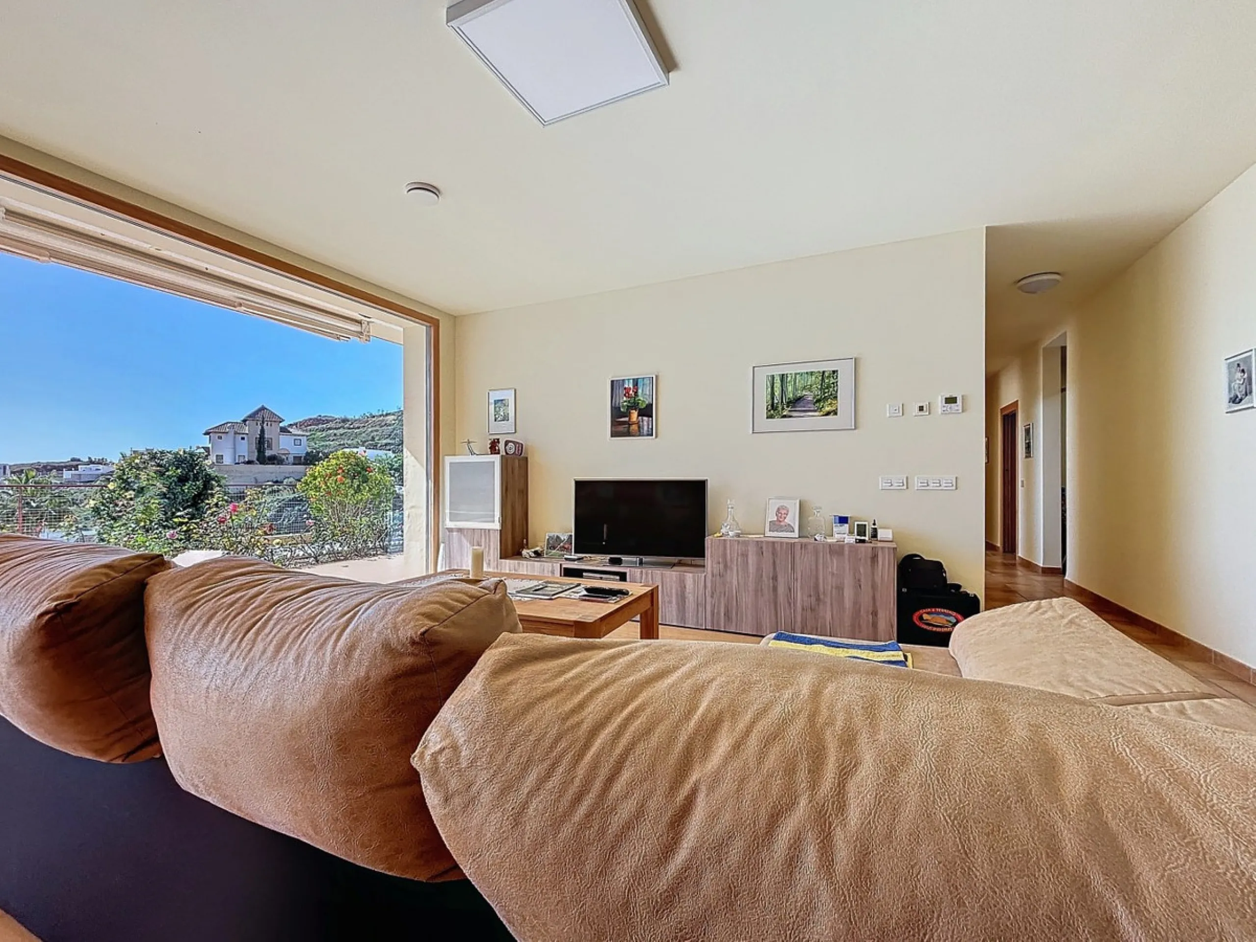 This luxurious Mediterranean villa in Torrox, Málaga, is spread across two floors and offers breathtaking sea views. The property is designed with sustainability in mind and is a true zero-energy home, maintaining a comfortable temperature year-round than