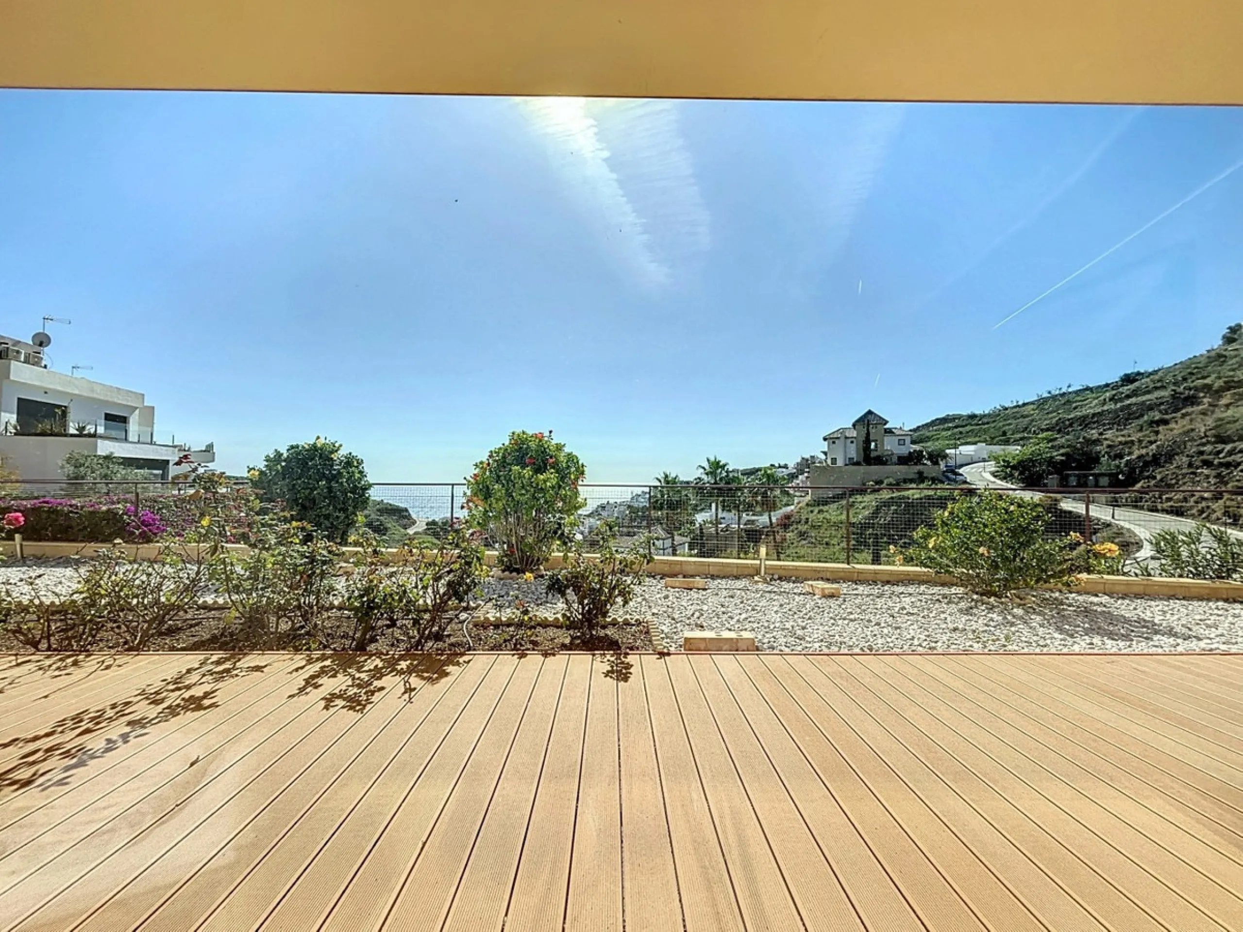This luxurious Mediterranean villa in Torrox, Málaga, is spread across two floors and offers breathtaking sea views. The property is designed with sustainability in mind and is a true zero-energy home, maintaining a comfortable temperature year-round than