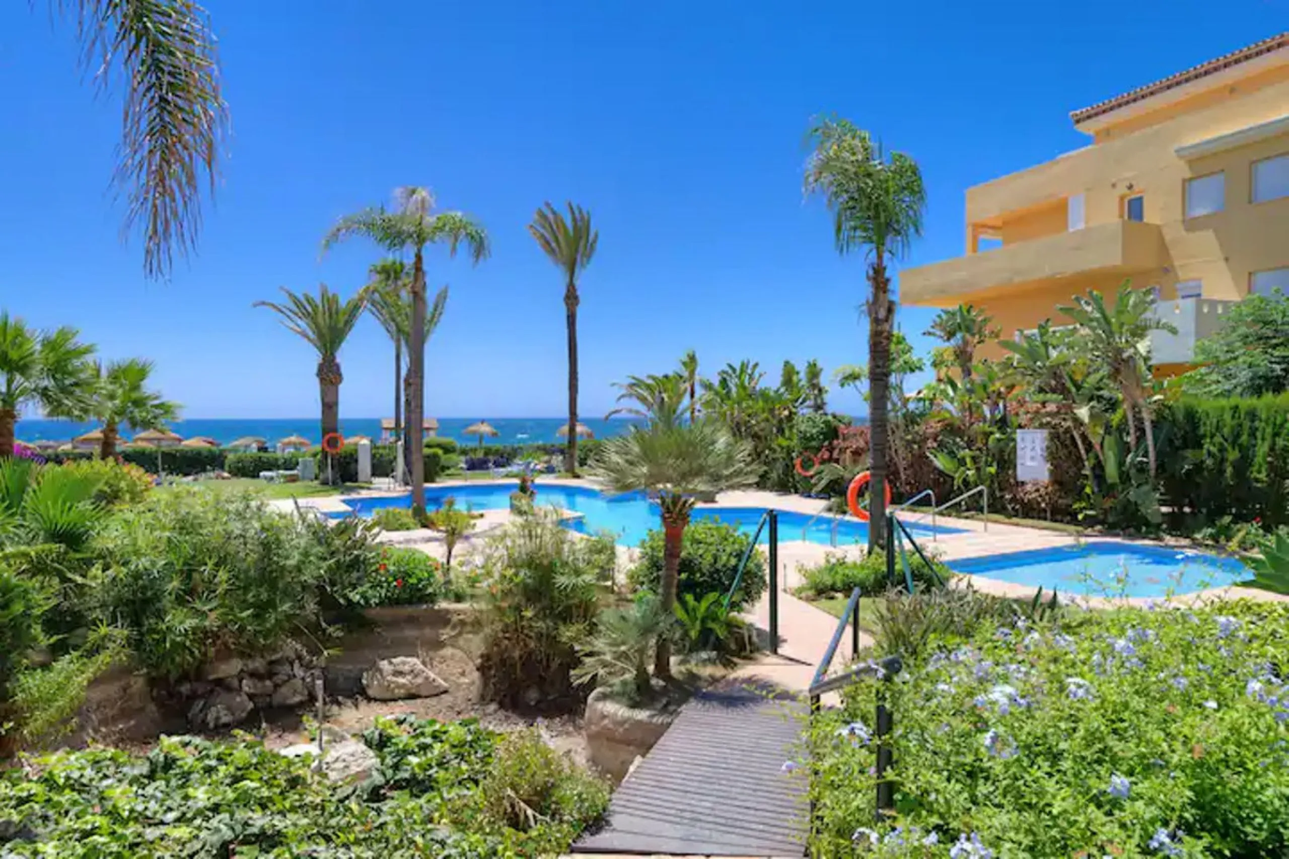 Apartment - Ground Floor Apartment в продаже в Mijas, Málaga. В доме 3 спален и 2 ванных комнат. Площадь дома 119 м²