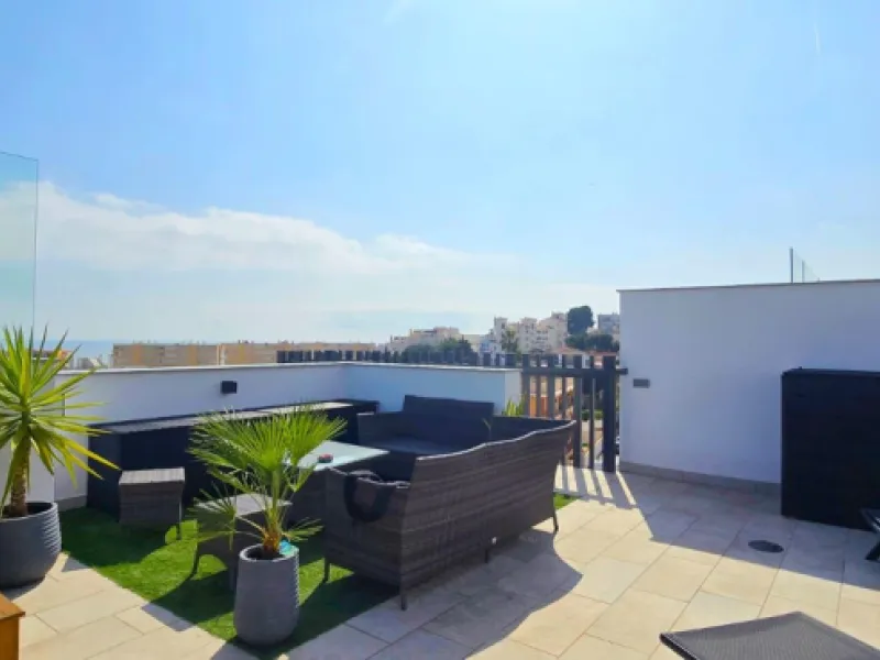 Penthouse for Sale in Torremolinos with Sea Views and Private Solarium