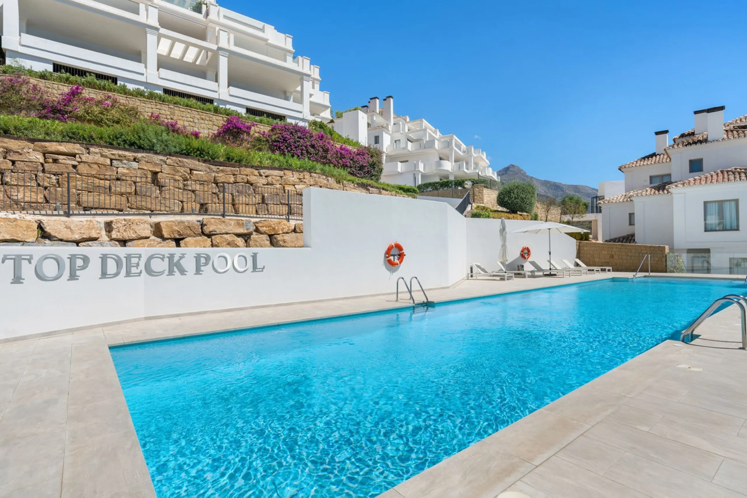 This stunning 2-bedroom, 2-bathroom penthouse is located in the newly built luxury complex, Nine Lions Residences. Set within an exclusive gated community, the apartment offers breathtaking panoramic views of the Mediterranean Sea. Designed for modern com