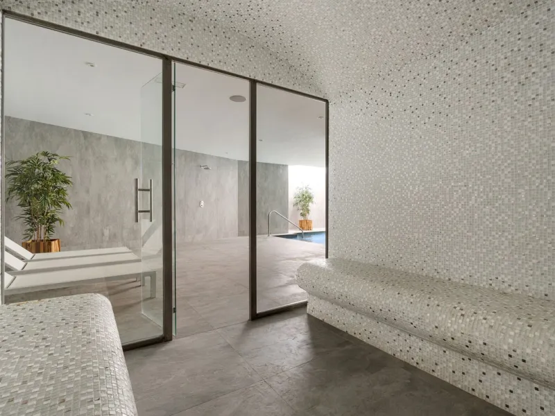 This stunning 2-bedroom, 2-bathroom penthouse is located in the newly built luxury complex, Nine Lions Residences. Set within an exclusive gated community, the apartment offers breathtaking panoramic views of the Mediterranean Sea. Designed for modern com