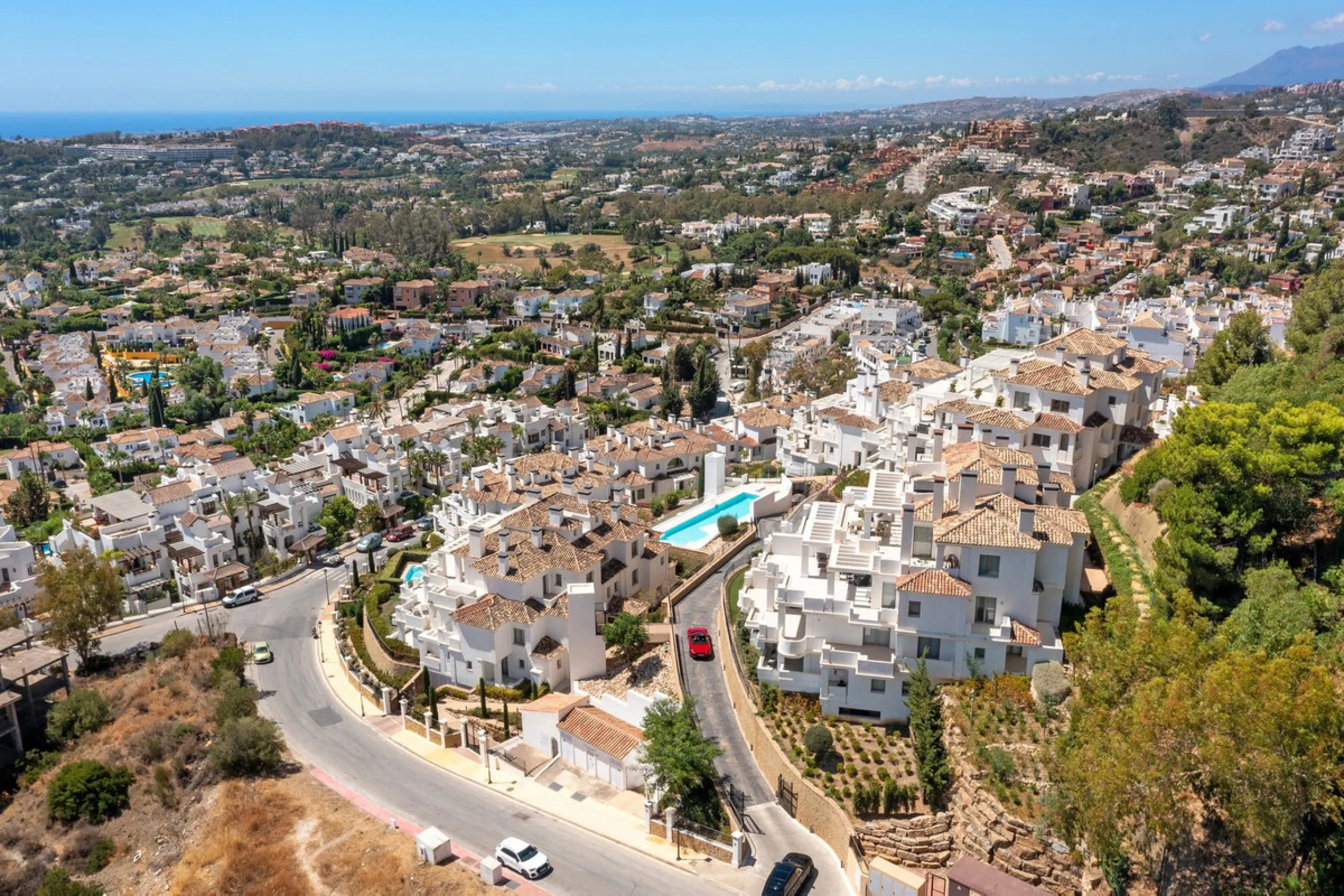 This stunning 2-bedroom, 2-bathroom penthouse is located in the newly built luxury complex, Nine Lions Residences. Set within an exclusive gated community, the apartment offers breathtaking panoramic views of the Mediterranean Sea. Designed for modern com