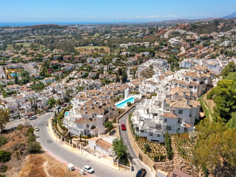 This stunning 2-bedroom, 2-bathroom penthouse is located in the newly built luxury complex, Nine Lions Residences. Set within an exclusive gated community, the apartment offers breathtaking panoramic views of the Mediterranean Sea. Designed for modern com
