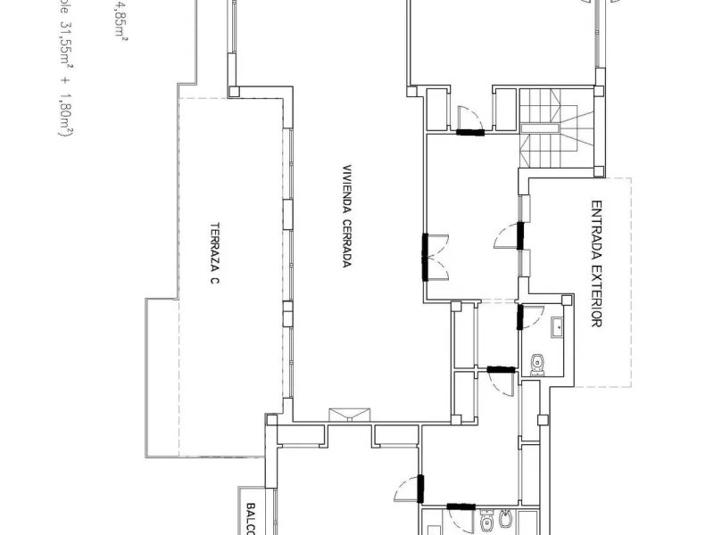 Exclusive property in El Candado, Malaga.