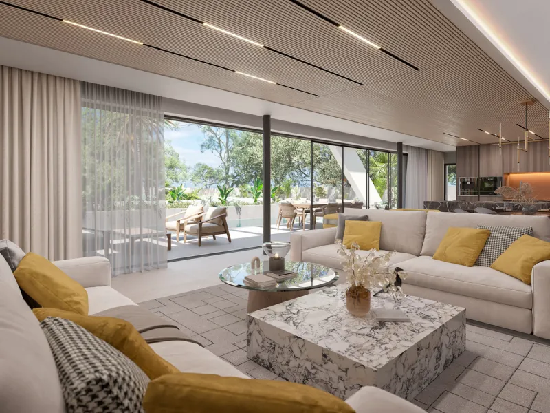 Villa Gardenias is a brand new luxury villa in Nueva Andalucia, just minutes from Puerto Banus and Marbella's beaches. Set on an 800m² plot with 465m² of living space, this modern home combines elegant design with exceptional comfort. The villa offers ope