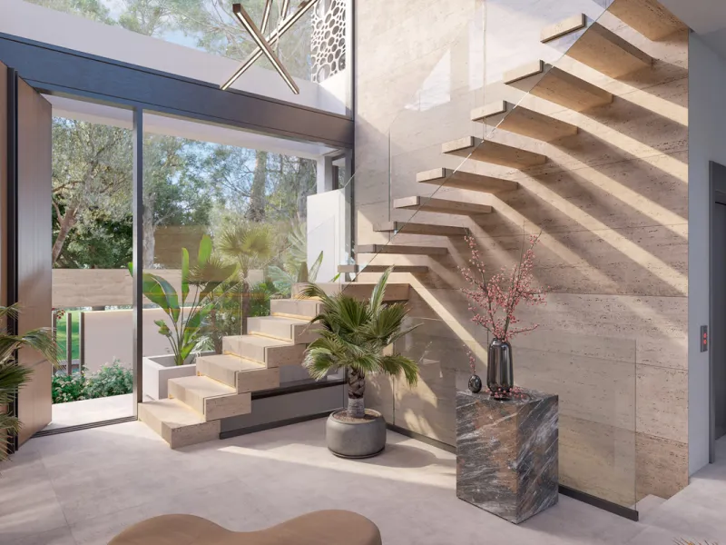 Villa Gardenias is a brand new luxury villa in Nueva Andalucia, just minutes from Puerto Banus and Marbella's beaches. Set on an 800m² plot with 465m² of living space, this modern home combines elegant design with exceptional comfort. The villa offers ope