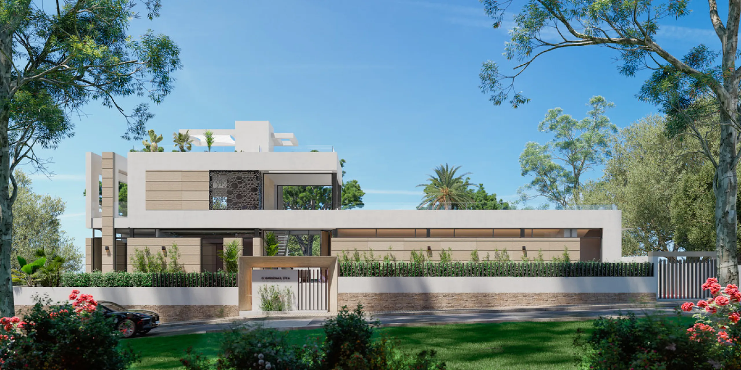 Villa Gardenias is a brand new luxury villa in Nueva Andalucia, just minutes from Puerto Banus and Marbella's beaches. Set on an 800m² plot with 465m² of living space, this modern home combines elegant design with exceptional comfort. The villa offers ope
