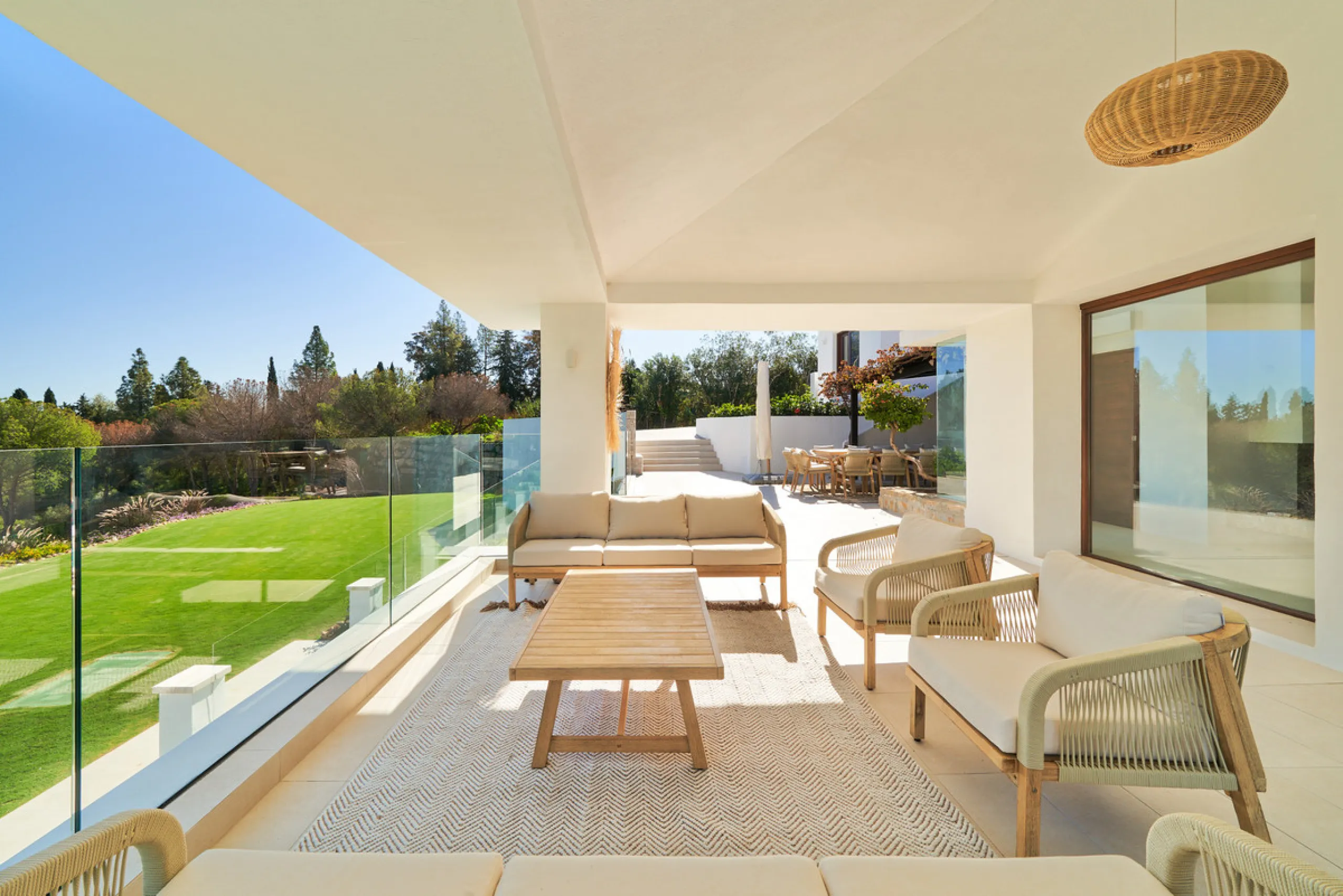 Villa Audrey | Luxury Modern Villa with Private Pool, Tennis Court & Guest Apartment.