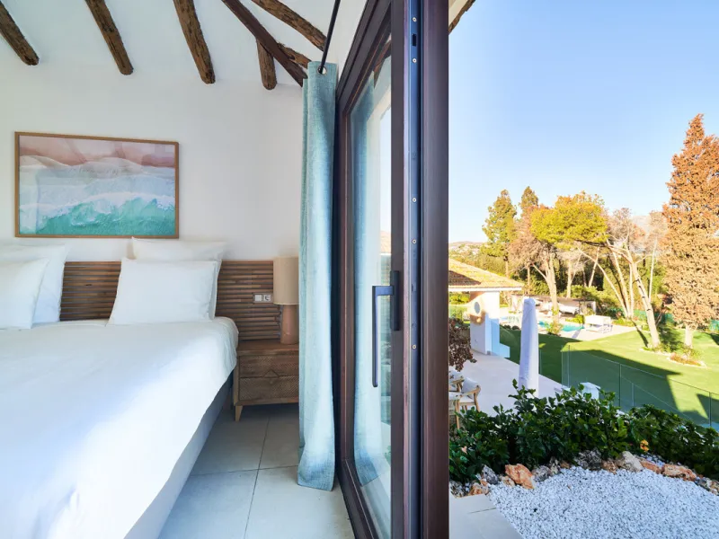 Villa Audrey | Luxury Modern Villa with Private Pool, Tennis Court & Guest Apartment.