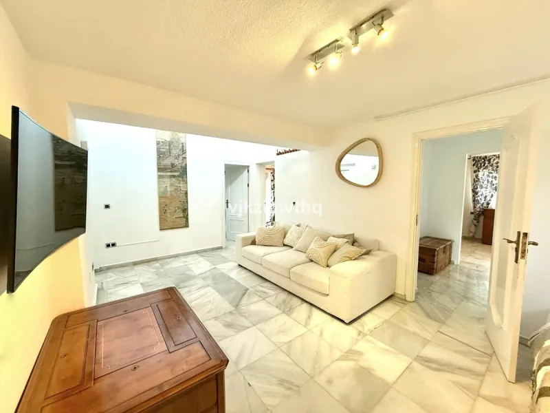 Located in the prestigious and historically significant Rancho Domingo, this exceptional single-story residence offers a rare opportunity to own a home in one of Costa del Sol's most iconic urbanizations. Designed by a student of Frank Lloyd Wright, Ranch