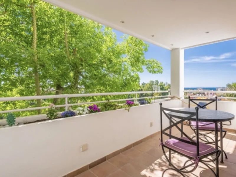 Fantastic 4 bedroom apartement with panoramic sea and mountain views,very private many facilities such as sauna gym 24 security and reception walking distance to
