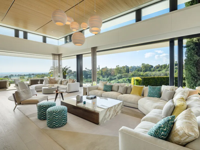 Designervilla mit Meerblick und privatem Spa in La Quinta, Benahavís