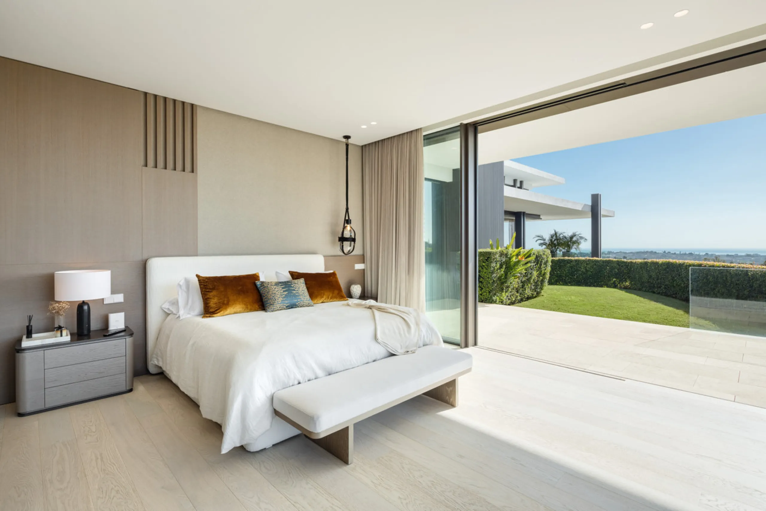 Designervilla mit Meerblick und privatem Spa in La Quinta, Benahavís
