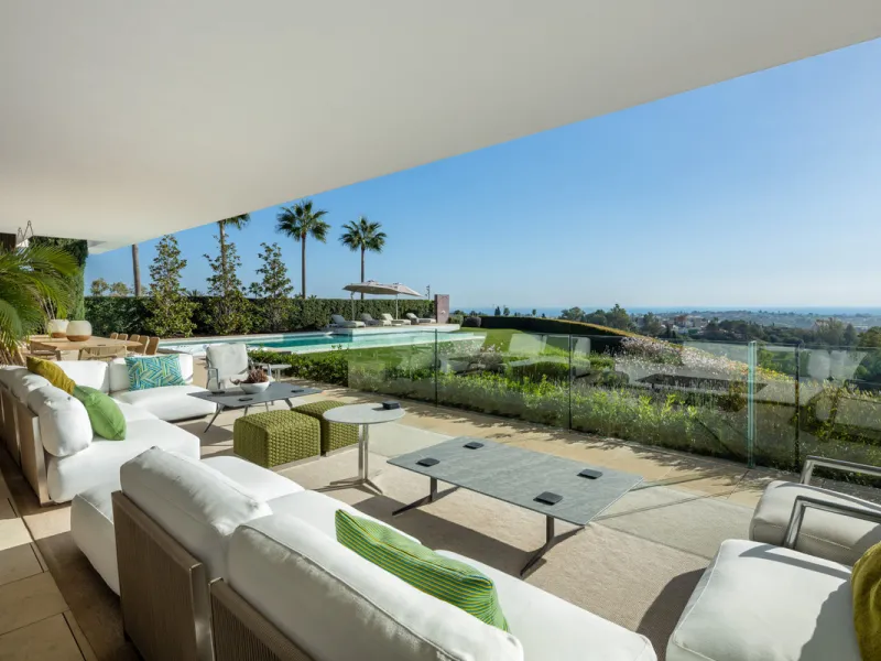 Designervilla mit Meerblick und privatem Spa in La Quinta, Benahavís