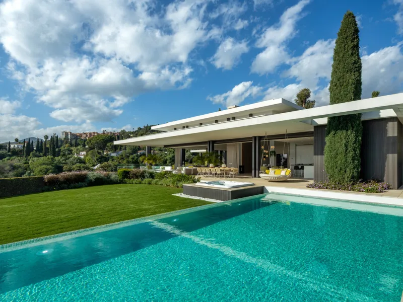 Designervilla mit Meerblick und privatem Spa in La Quinta, Benahavís