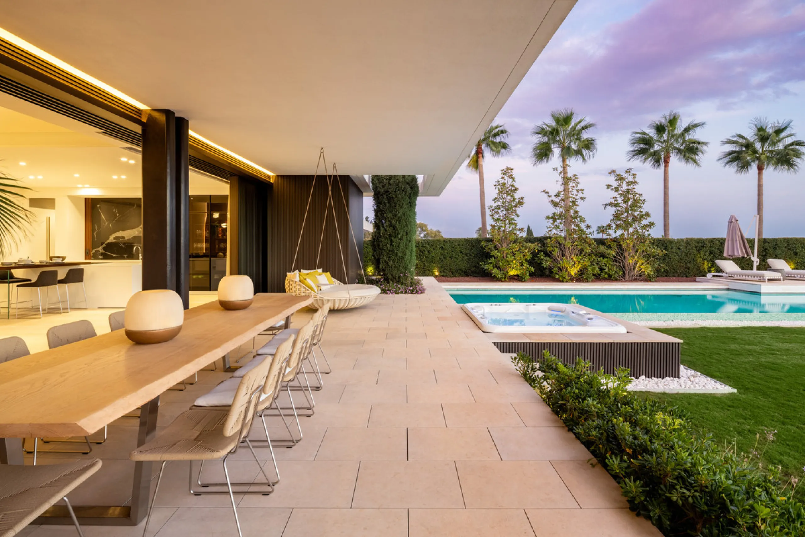 Designervilla mit Meerblick und privatem Spa in La Quinta, Benahavís