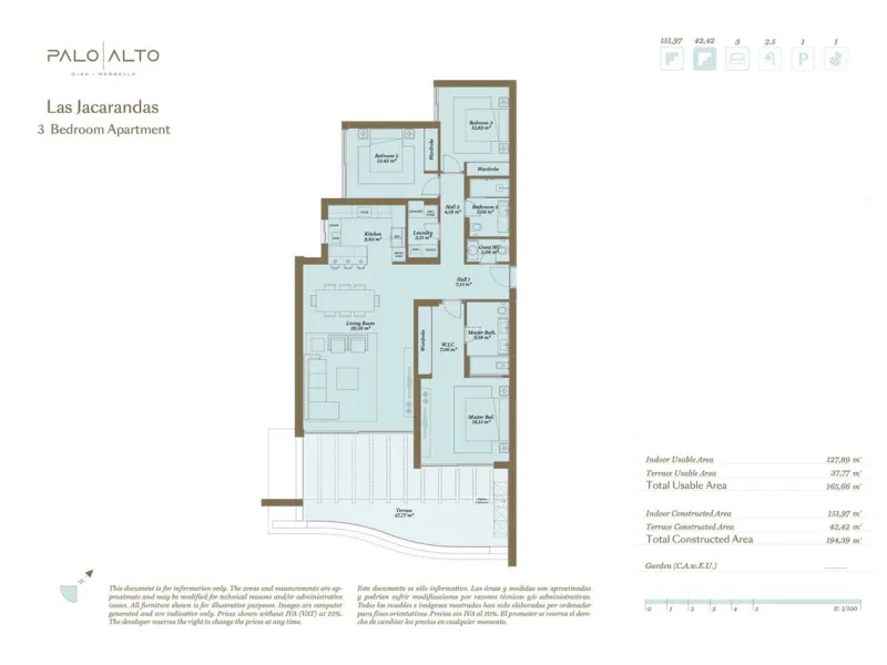 High-end 3-Bedroom Apartment with Unmatched Privacy and Panoramic Views