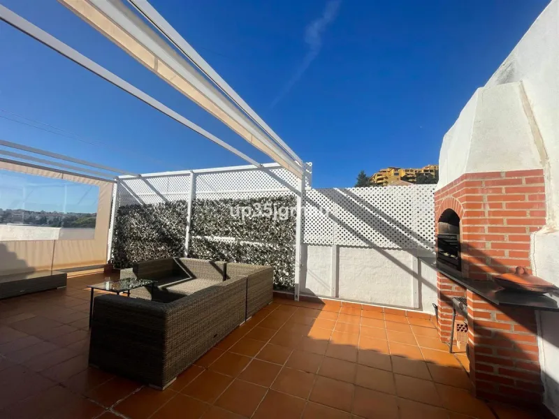 Penthouse with large terrace and sea views.