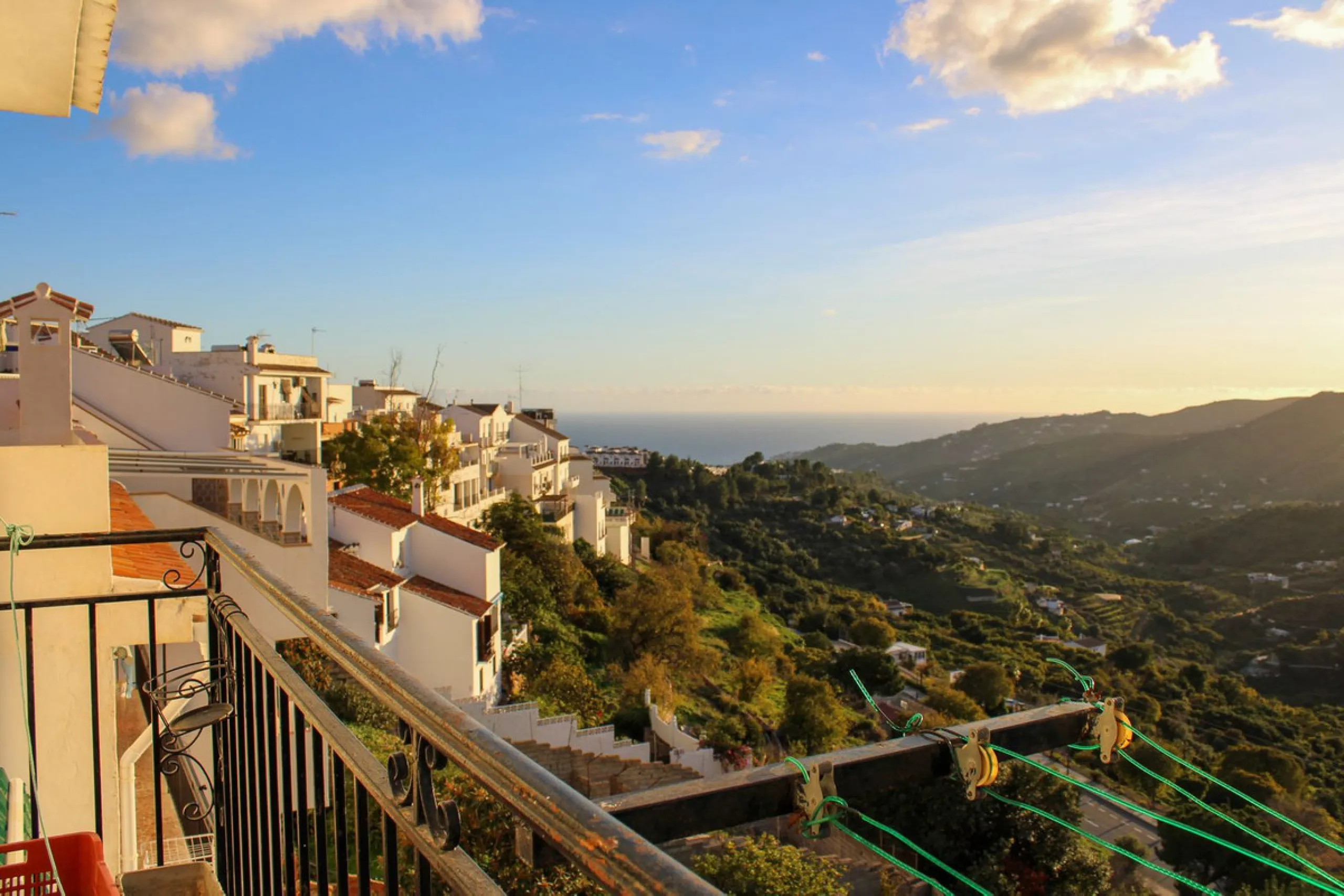 Centrally Located Apartment in Frigiliana with Fantastic Views and Opportunities.