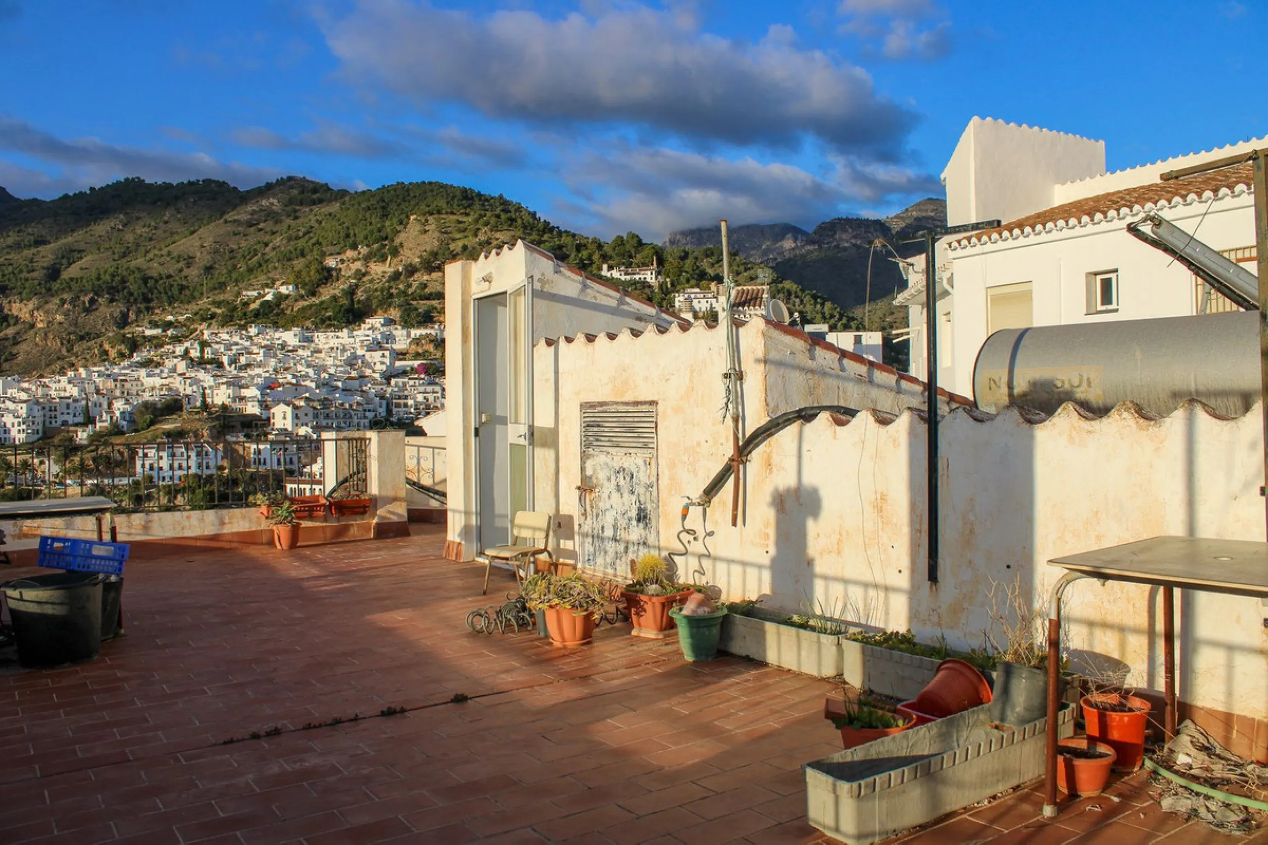 Centrally Located Apartment in Frigiliana with Fantastic Views and Opportunities.