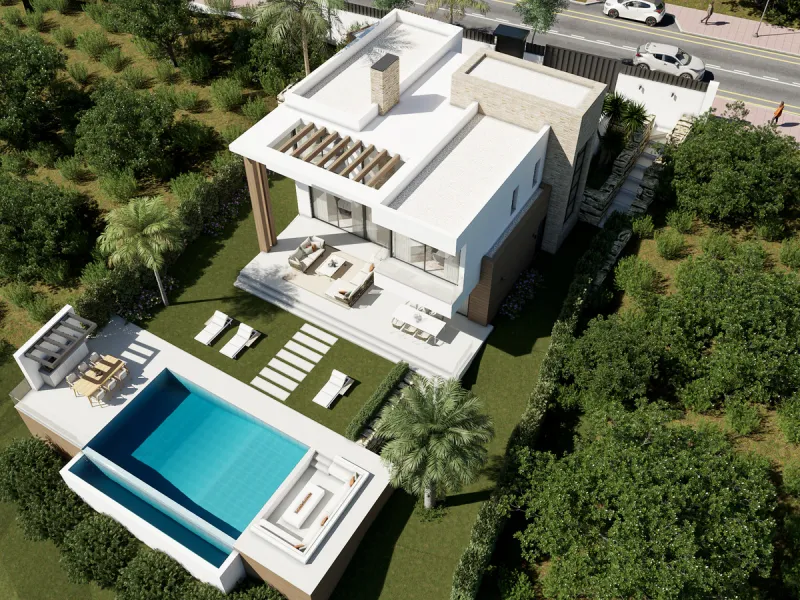 Residential plot with building licence and project in place. All costs involved of the project, registration had been paid by the sellers! It is ready for an imminent start of the construction for the new owner!