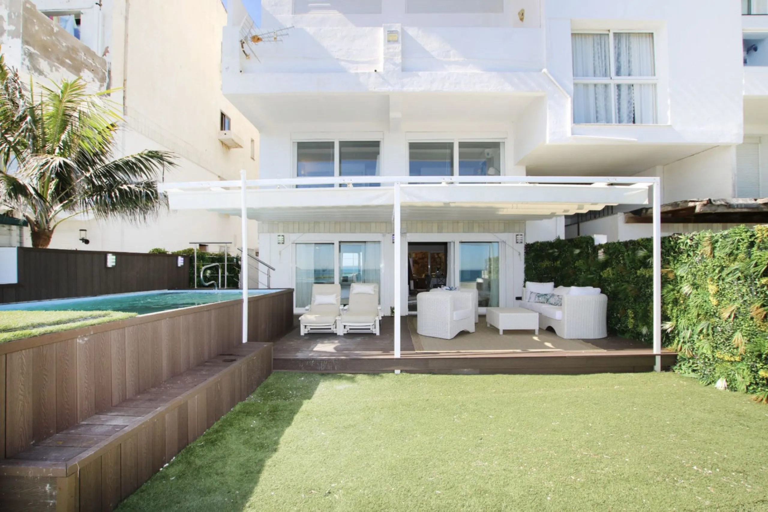 This is a truly amazing home  just a few meters from the sea. It is a one-of-a-kind property that was fully renovated in March 2025, so everything is brand new and ready for you to move in.
