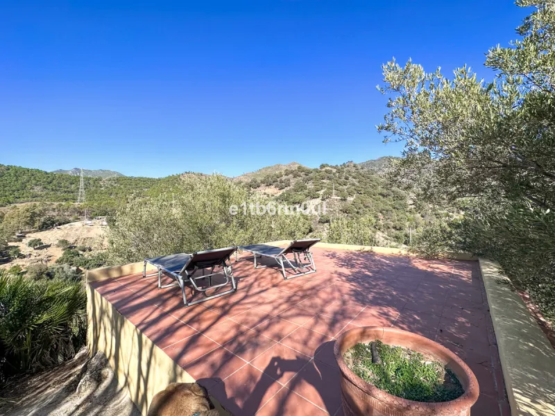 House - Finca - Cortijo в продаже в Ojén, Málaga. В доме 5 спален и 4 ванных комнат. Площадь дома 375 м². Площадь участка 11963 м²