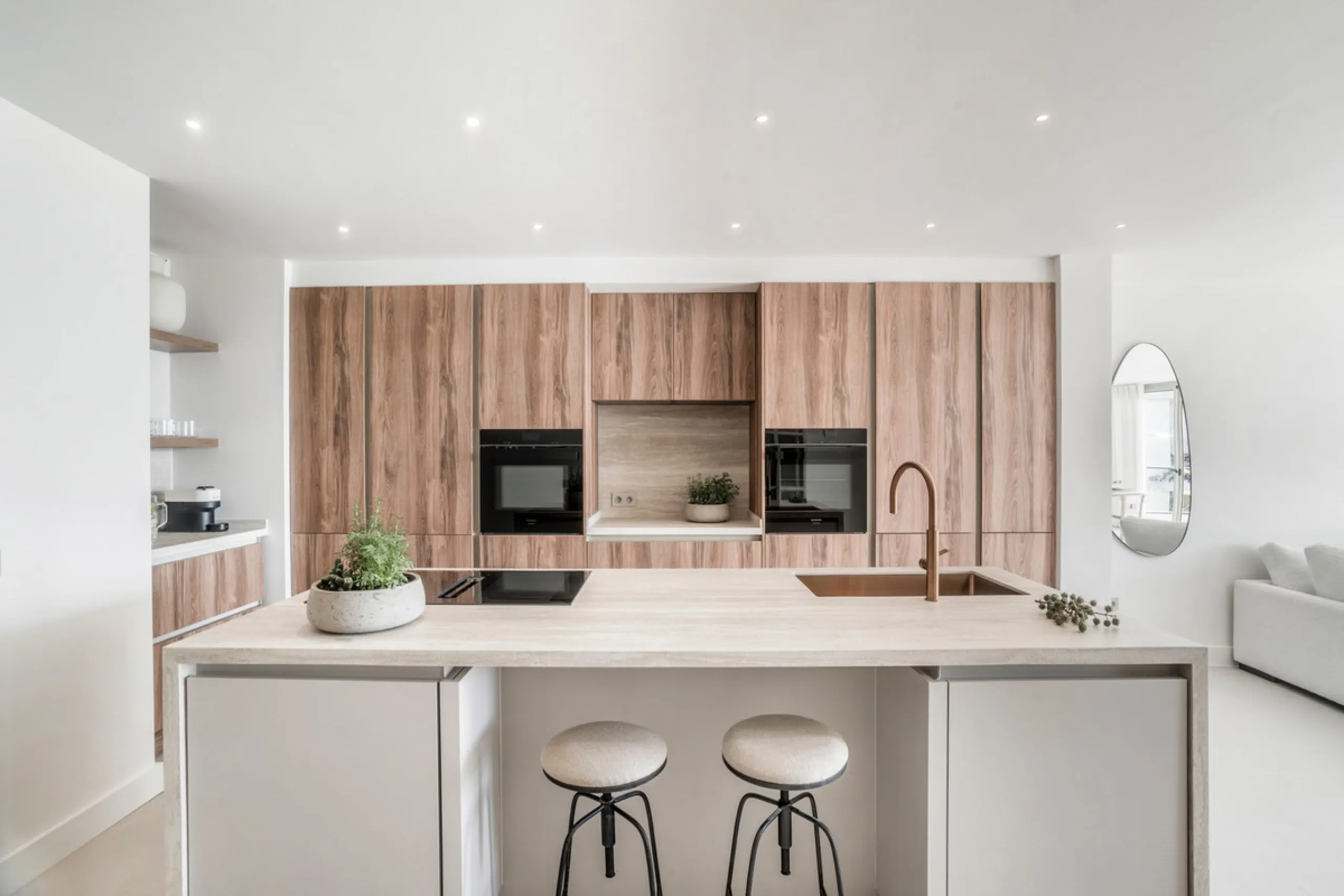 This exquisite 3-bedroom ground-floor apartment in Nueva Andalucía, Marbella, epitomizes modern luxury and comfort. Recently renovated to the highest standards, the property features an open-plan living and dining area, perfectly designed for seamless ent