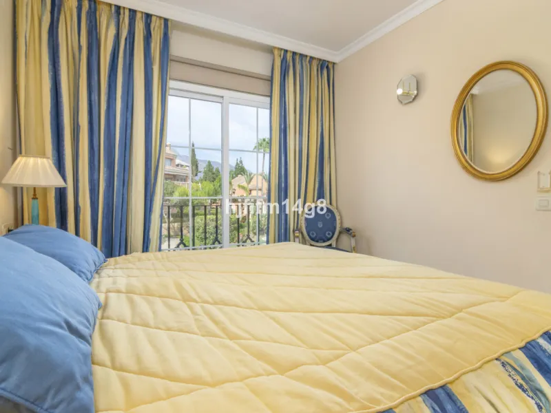 Andalucia Alta, built in 1995 is a gated community of 55 apartments and penthouses divided in six buildings. The pool area is in the middle of the blocks. Mature garden area has a playground for children. Each block offers underground parking and elevator