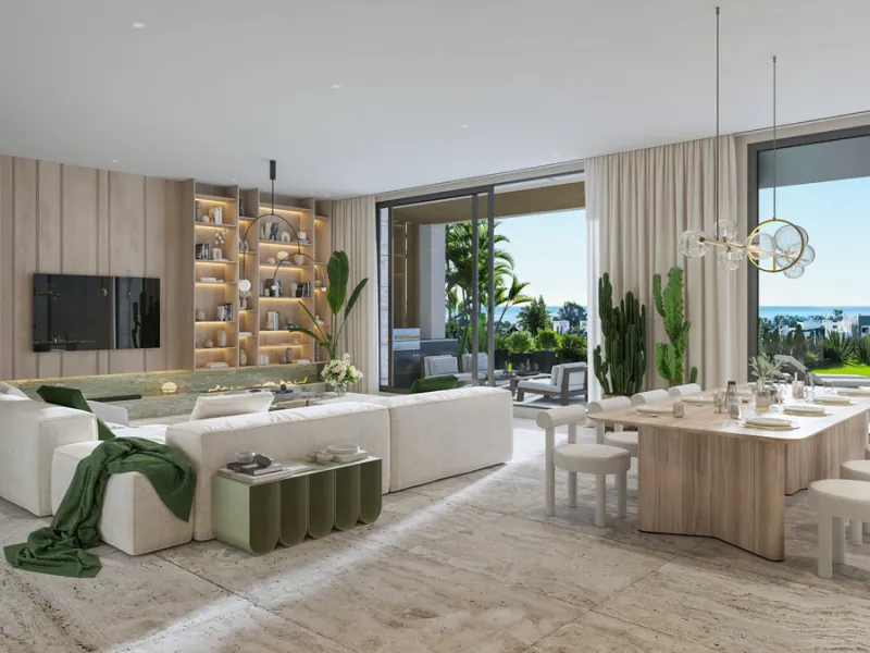 Designed for those who value space, privacy, and understated elegance, this exceptional villa sits on a private plot of 1,041.19 m² in one of the most desirable enclaves of the New Golden Mile.