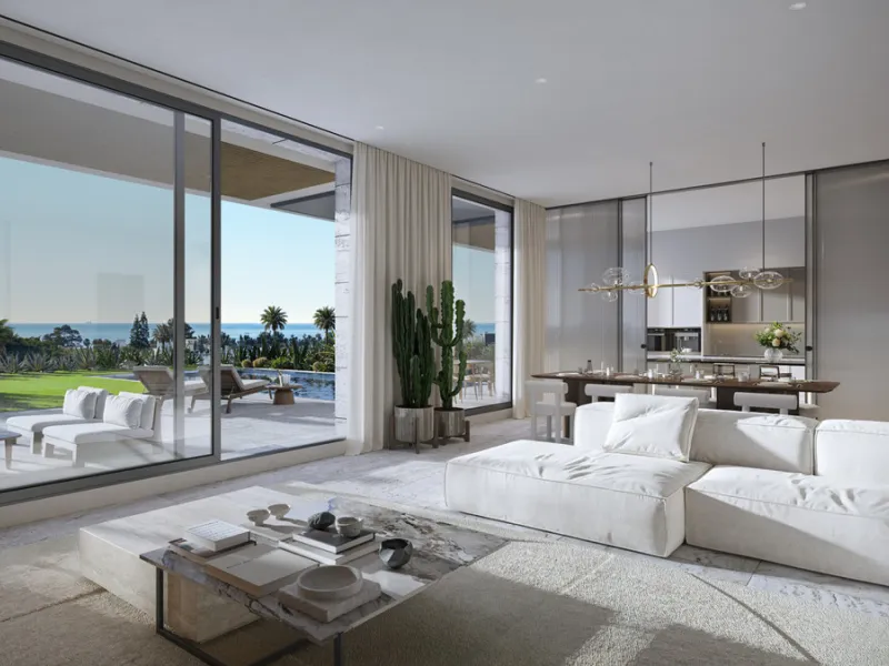 Designed for those who value space, privacy, and understated elegance, this exceptional villa sits on a private plot of 1,041.19 m² in one of the most desirable enclaves of the New Golden Mile.