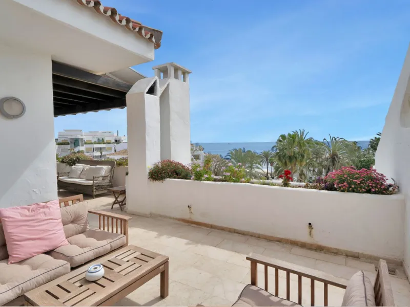 **Spectacular Beachfront Penthouse in Marbella, Spain**
