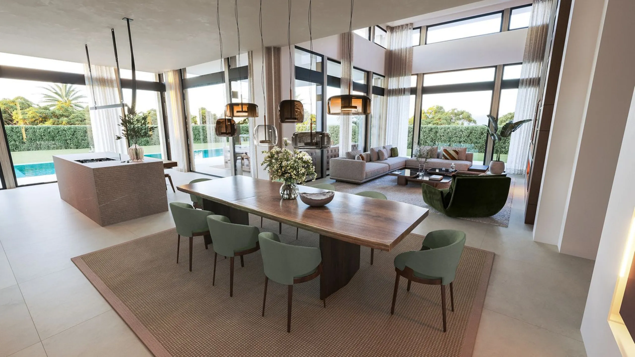 House - Detached Villa в продаже в Marbella, Málaga. В доме 4 спален и 6 ванных комнат. Площадь дома 618 м². Площадь участка 1100 м²