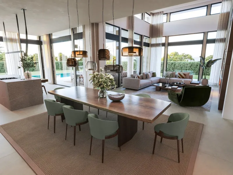 House - Detached Villa в продаже в Marbella, Málaga. В доме 4 спален и 6 ванных комнат. Площадь дома 618 м². Площадь участка 1100 м²