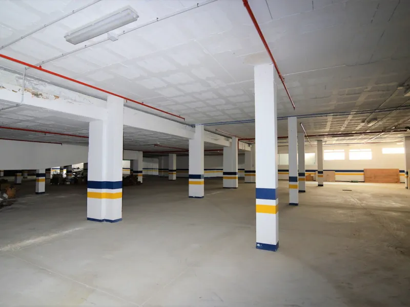 Marbella, Cortijo Blanco (550 metres from the beach) ...  a large beach side parking for sale (approximately for 60 cars), located underneath a small development of townhouses in the well known residential area of Cortijo Blanco, next to the beach and San