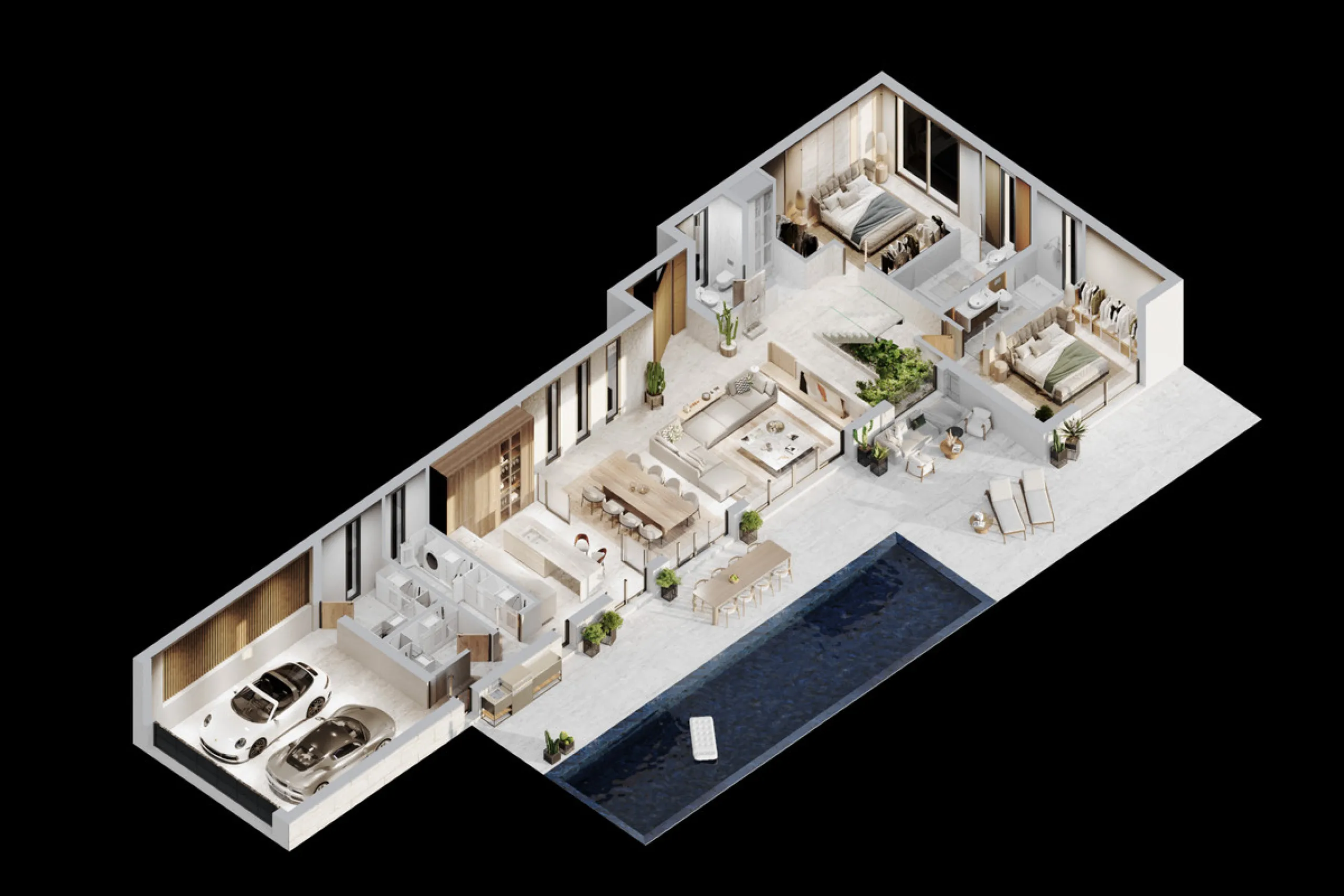 House - Detached Villa в продаже в Estepona, Málaga. В доме 5 спален и 6 ванных комнат. Площадь дома 355 м². Площадь участка 1040 м²