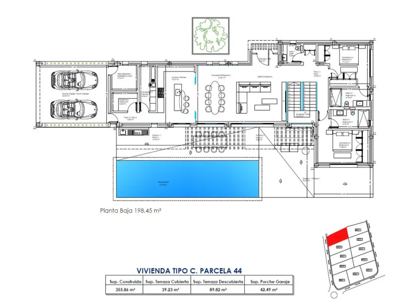 House - Detached Villa в продаже в Estepona, Málaga. В доме 5 спален и 6 ванных комнат. Площадь дома 355 м². Площадь участка 1040 м²