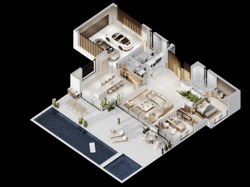 House - Detached Villa в продаже в Estepona, Málaga. В доме 5 спален и 5 ванных комнат. Площадь дома 359 м². Площадь участка 1044 м²