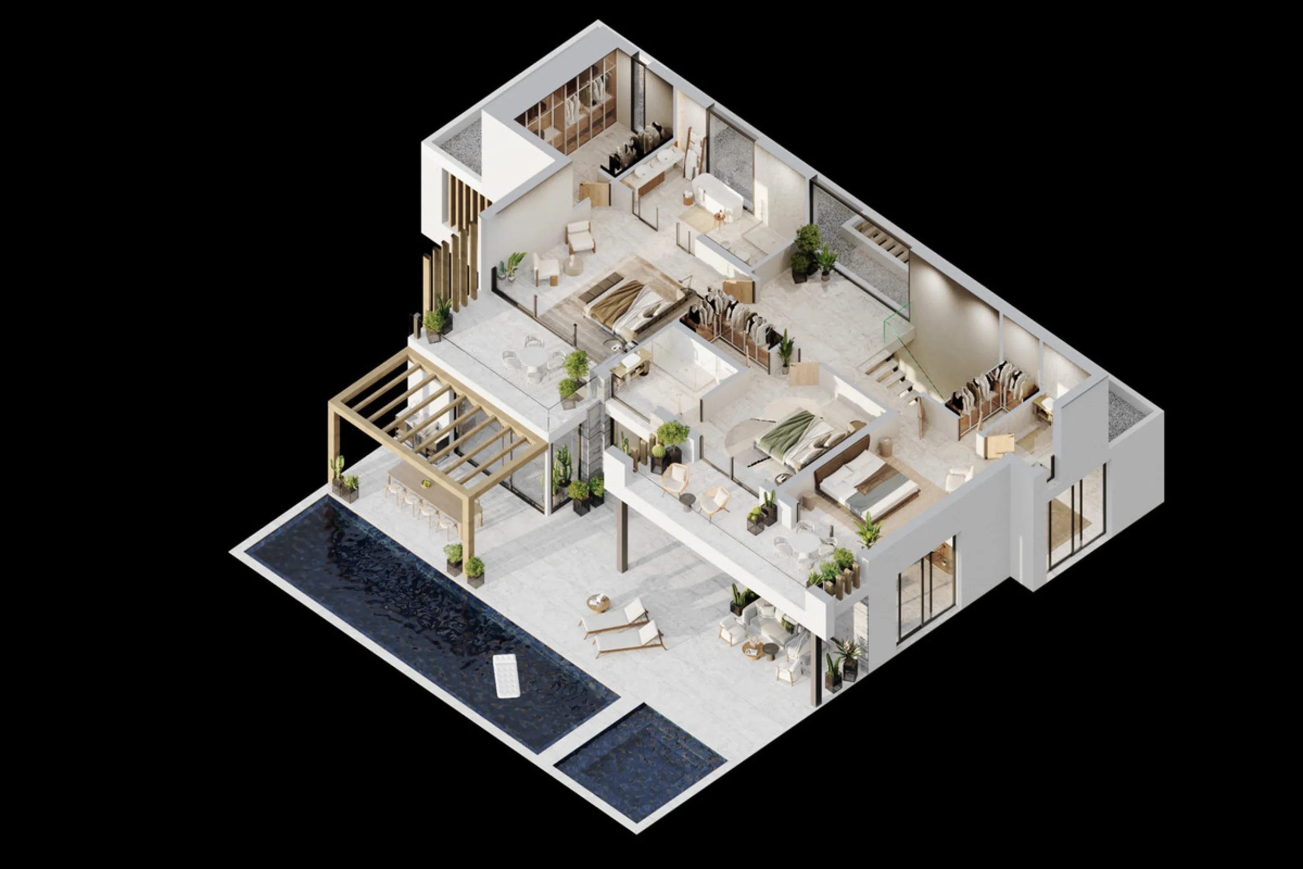 House - Detached Villa в продаже в Estepona, Málaga. В доме 5 спален и 5 ванных комнат. Площадь дома 359 м². Площадь участка 1044 м²