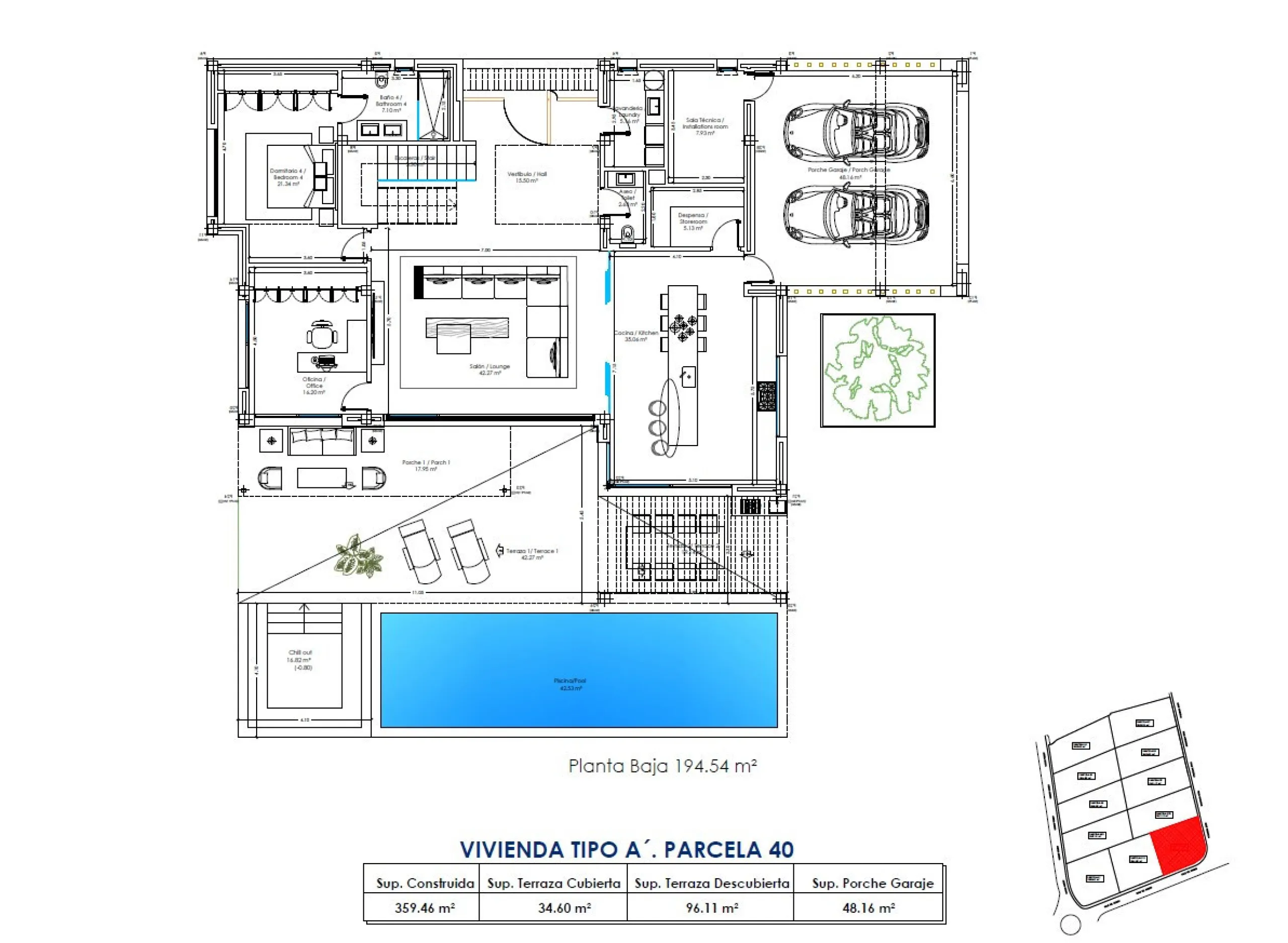 House - Detached Villa в продаже в Estepona, Málaga. В доме 5 спален и 5 ванных комнат. Площадь дома 359 м². Площадь участка 1044 м²