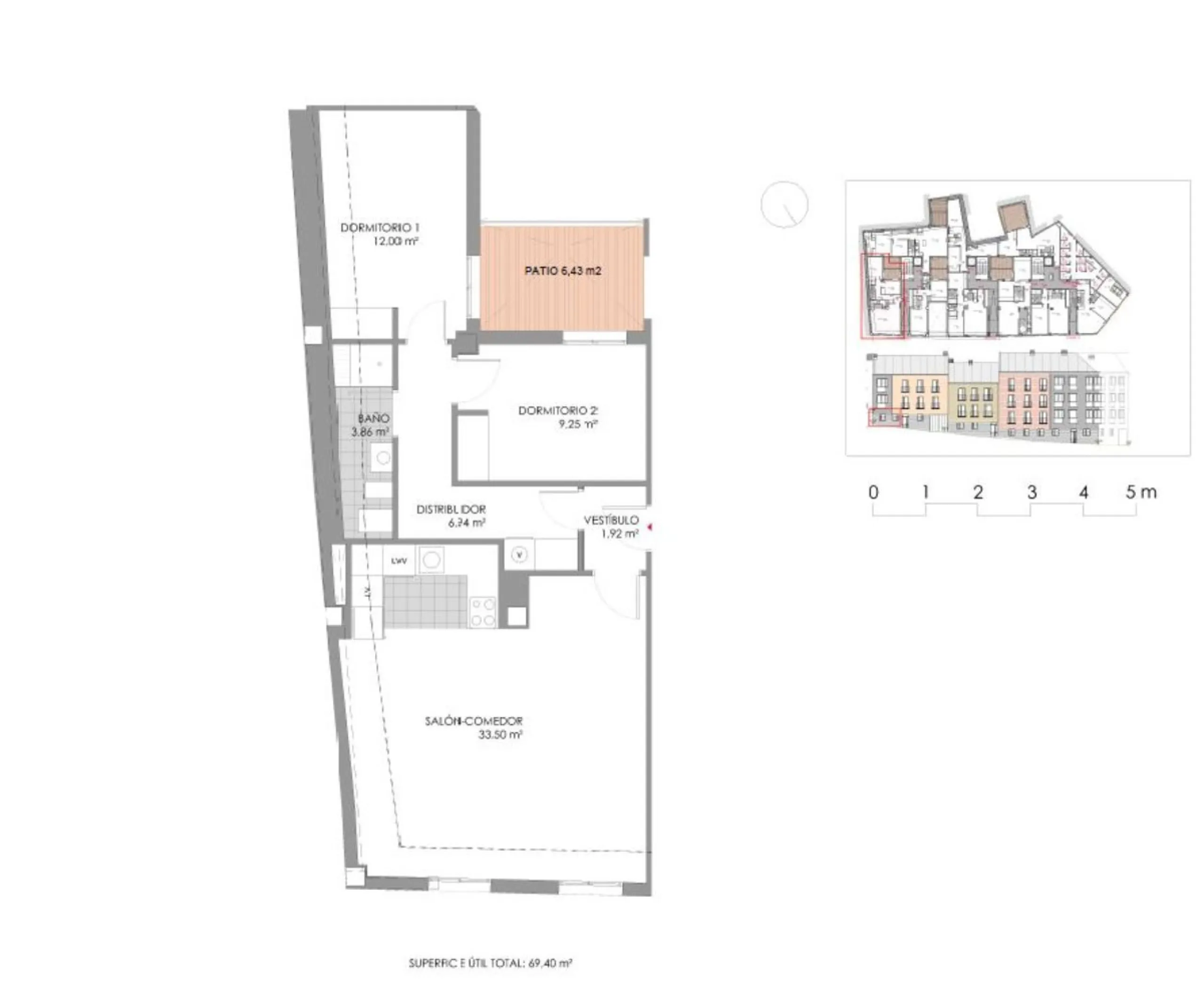 Apartment - Ground Floor Apartment в продаже в Málaga, Málaga. В доме 2 спален и 1 ванных комнат. Площадь дома 79 м²