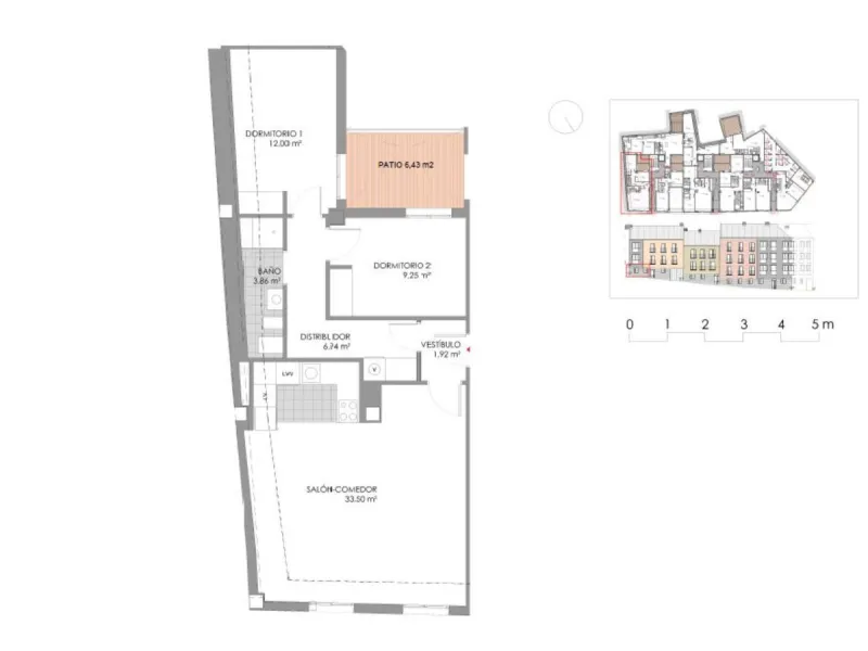 Apartment - Ground Floor Apartment в продаже в Málaga, Málaga. В доме 2 спален и 1 ванных комнат. Площадь дома 79 м²