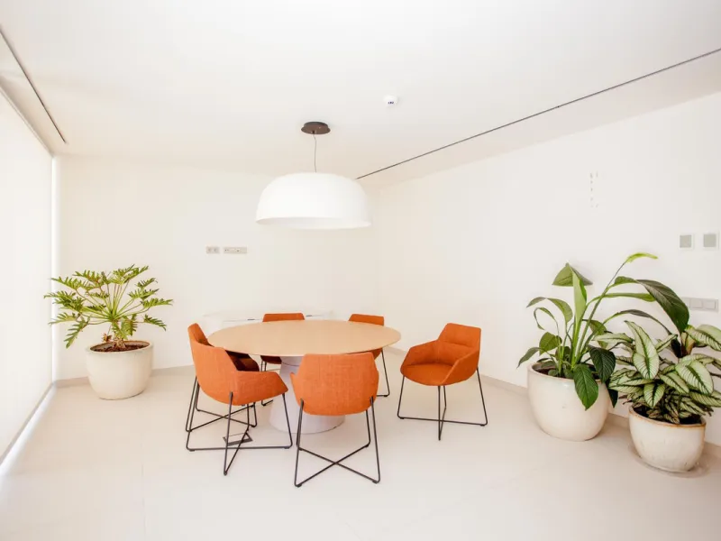 This stunning 2-bedroom ground floor apartment offers an exceptional living experience with 89 m² of constructed interior space, a 32 m² terrace, and a 73 m² private garden. Built with meticulous attention to detail, the apartment blends modern design wit