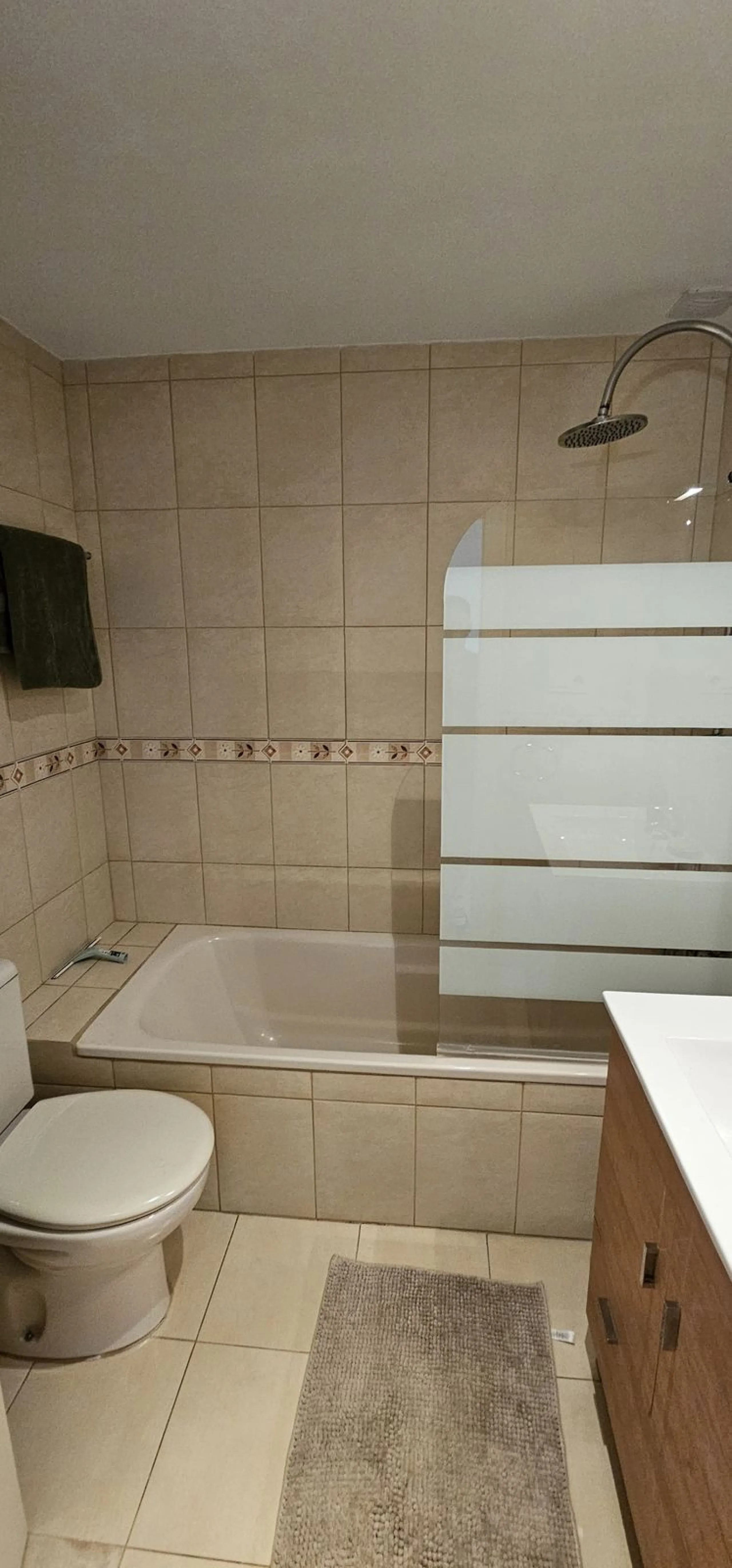 It is located in a beautiful residential area close to everything. The property has very well maintained gardens and a communal swimming pool. The beach, restaurants, supermarkets… All amenities are within walking distance.