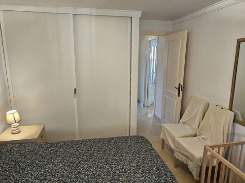 It is located in a beautiful residential area close to everything. The property has very well maintained gardens and a communal swimming pool. The beach, restaurants, supermarkets… All amenities are within walking distance.