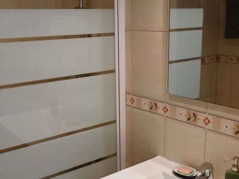 It is located in a beautiful residential area close to everything. The property has very well maintained gardens and a communal swimming pool. The beach, restaurants, supermarkets… All amenities are within walking distance.