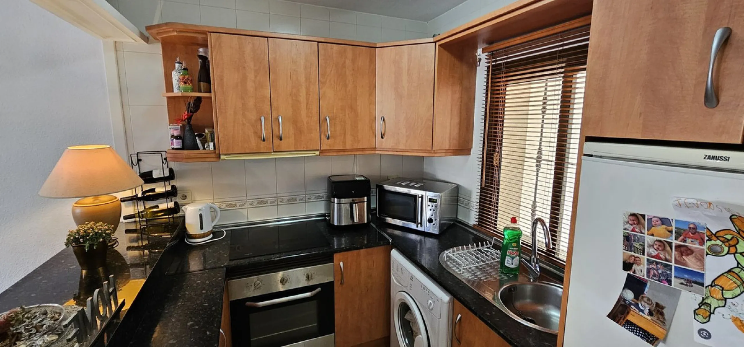 It is located in a beautiful residential area close to everything. The property has very well maintained gardens and a communal swimming pool. The beach, restaurants, supermarkets… All amenities are within walking distance.